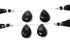 Natural Smokey Topaz Faceted Large Pear Drops, 19x36 mm, Rich Color, (STZ-PR-19x36)(512)